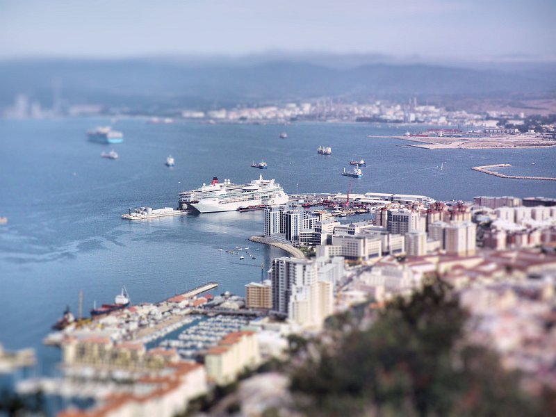 Widok na Zatokę Gibraltarską